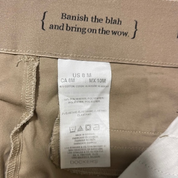 Ladies Dockers Slacks / Sized 8M - Picture 3 of 3